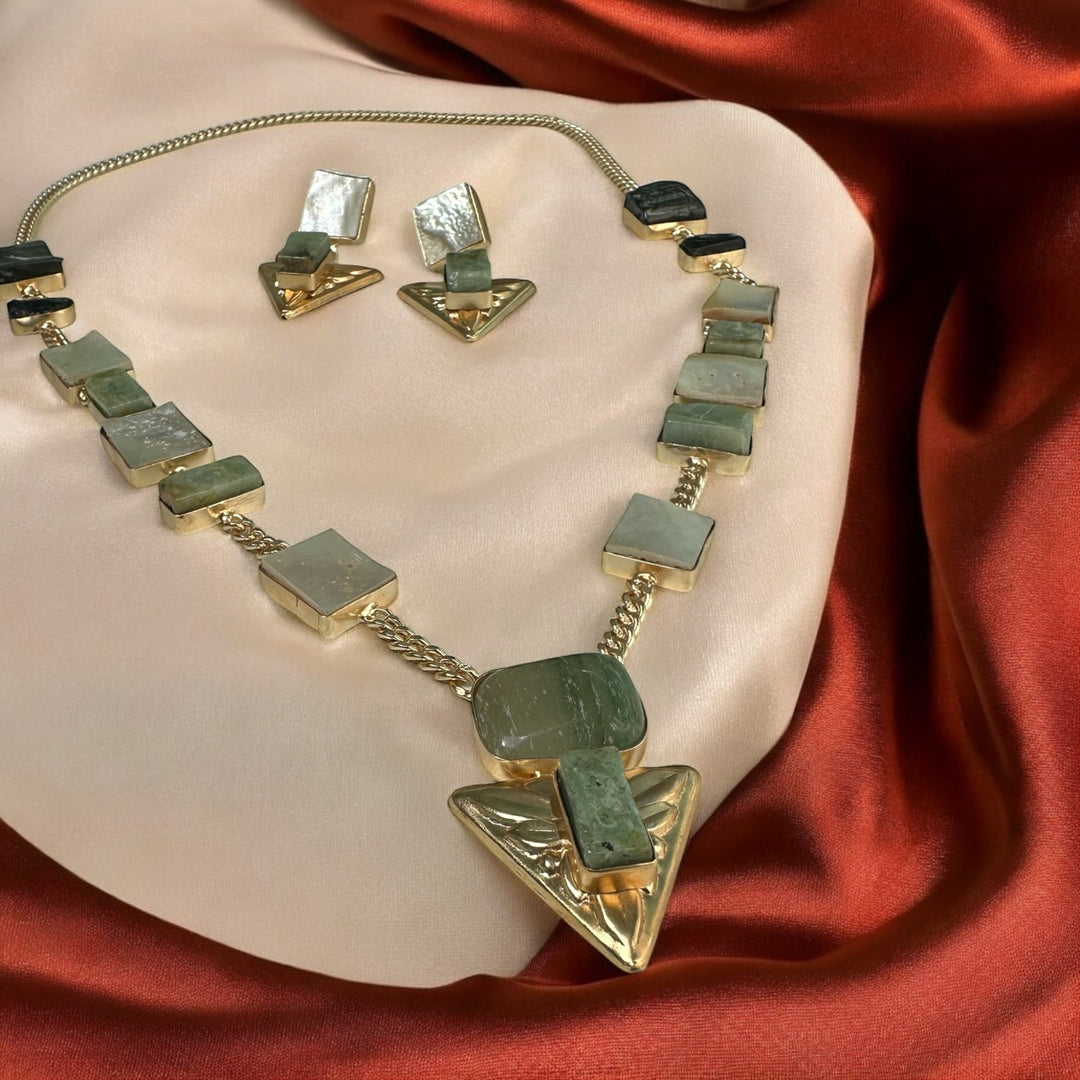 Pyramidia Empowering Jade Goddess Necklace