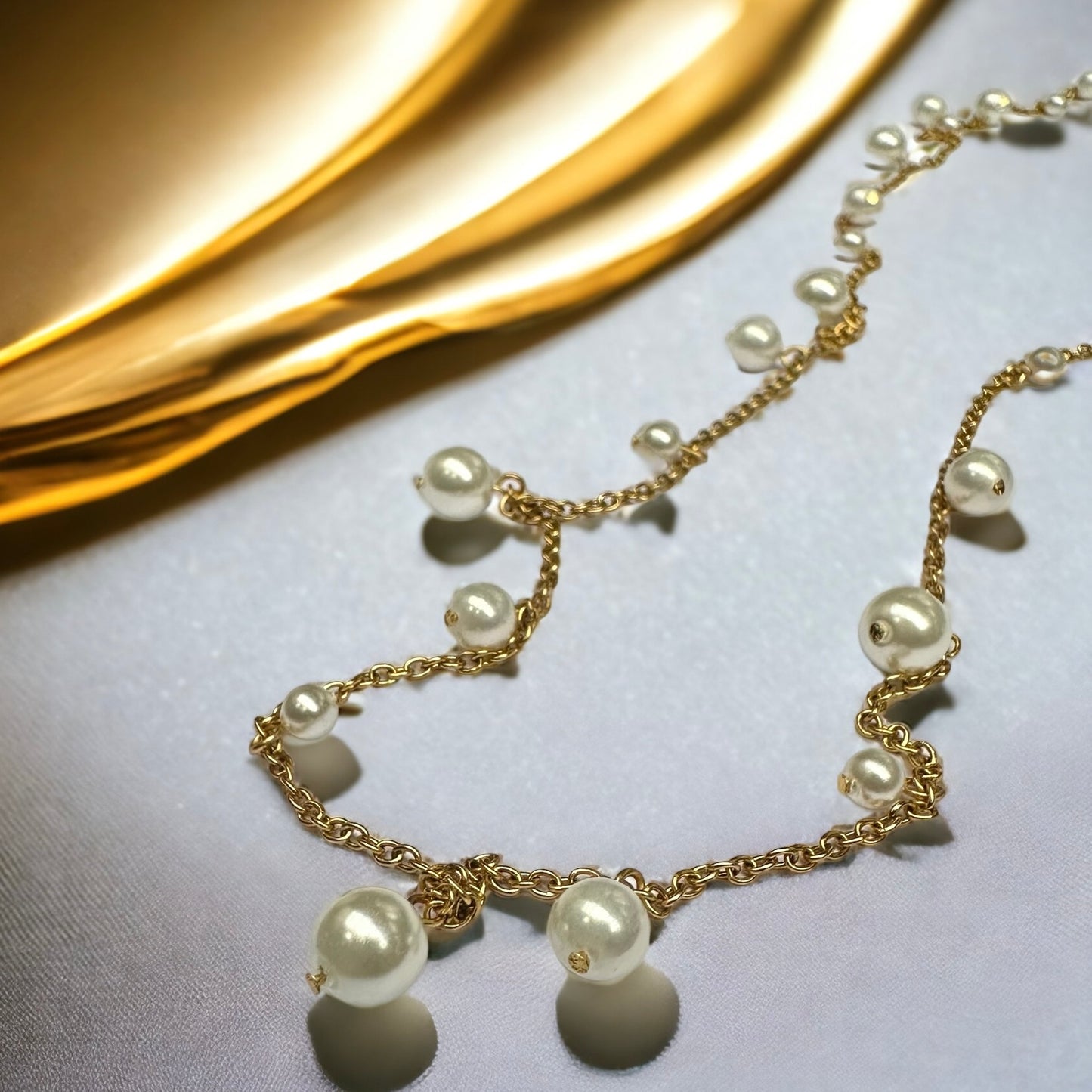 Golden String Of Pearls