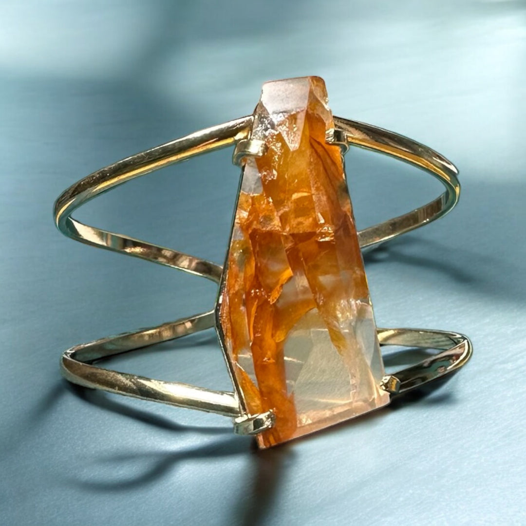 Amazonian Gem Collection Golden Healer Bangle