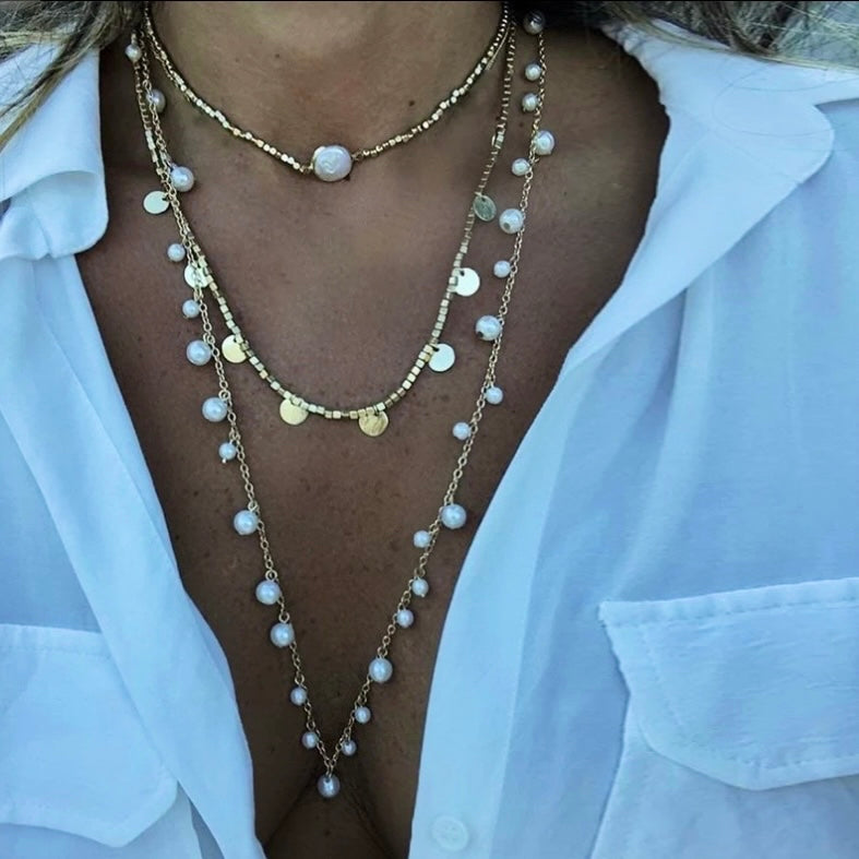 Golden String Of Pearls
