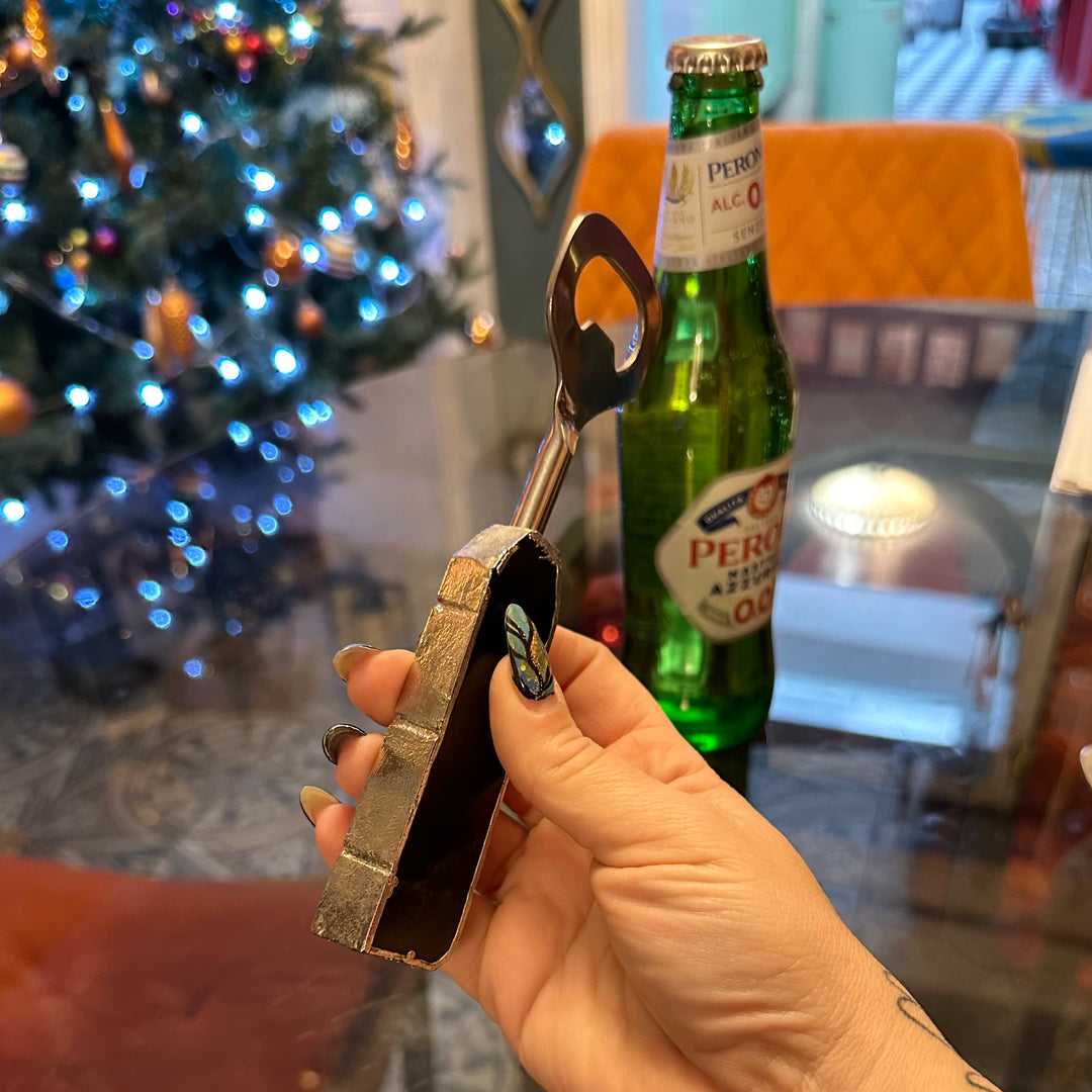 Black Obsidian Bottle Opener