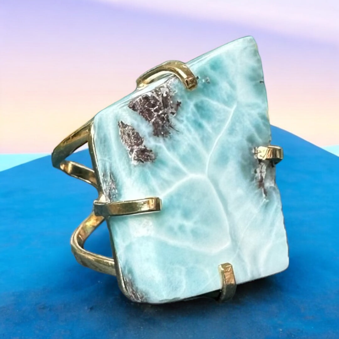 Amazonian Gem Collection Larimar Ring