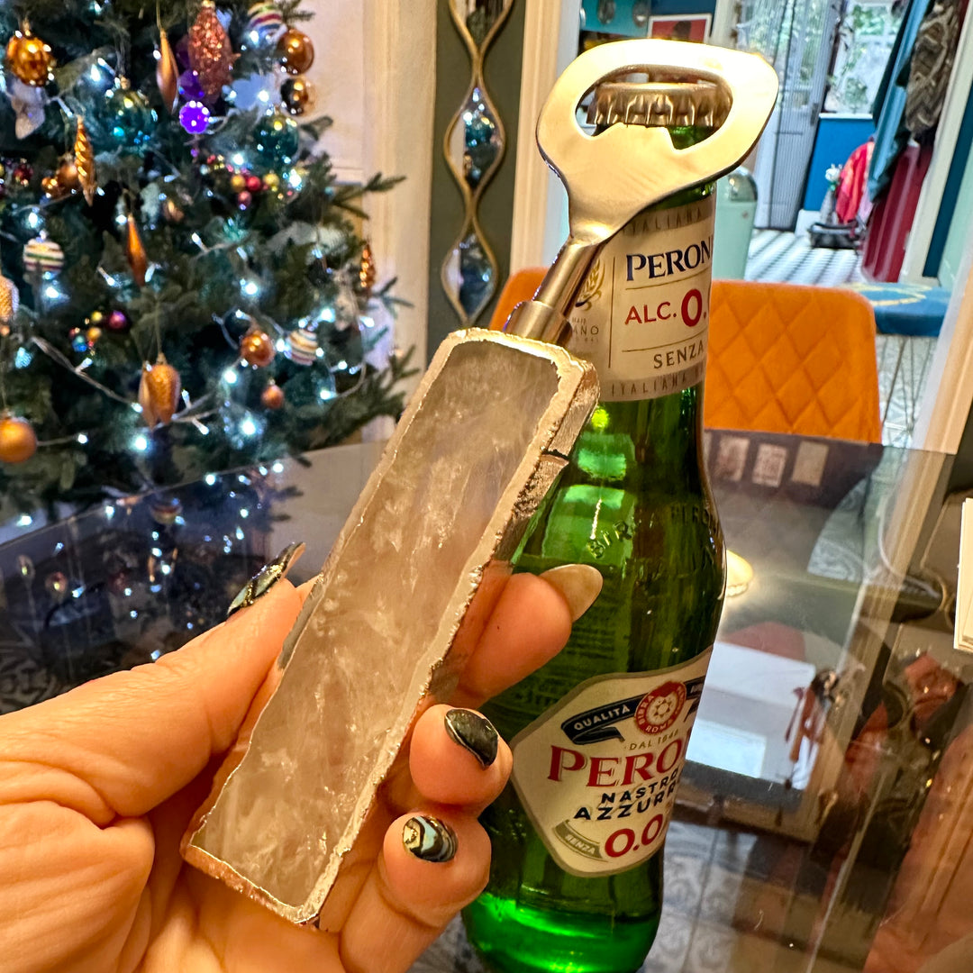 Rose Quartz Bottle Opener