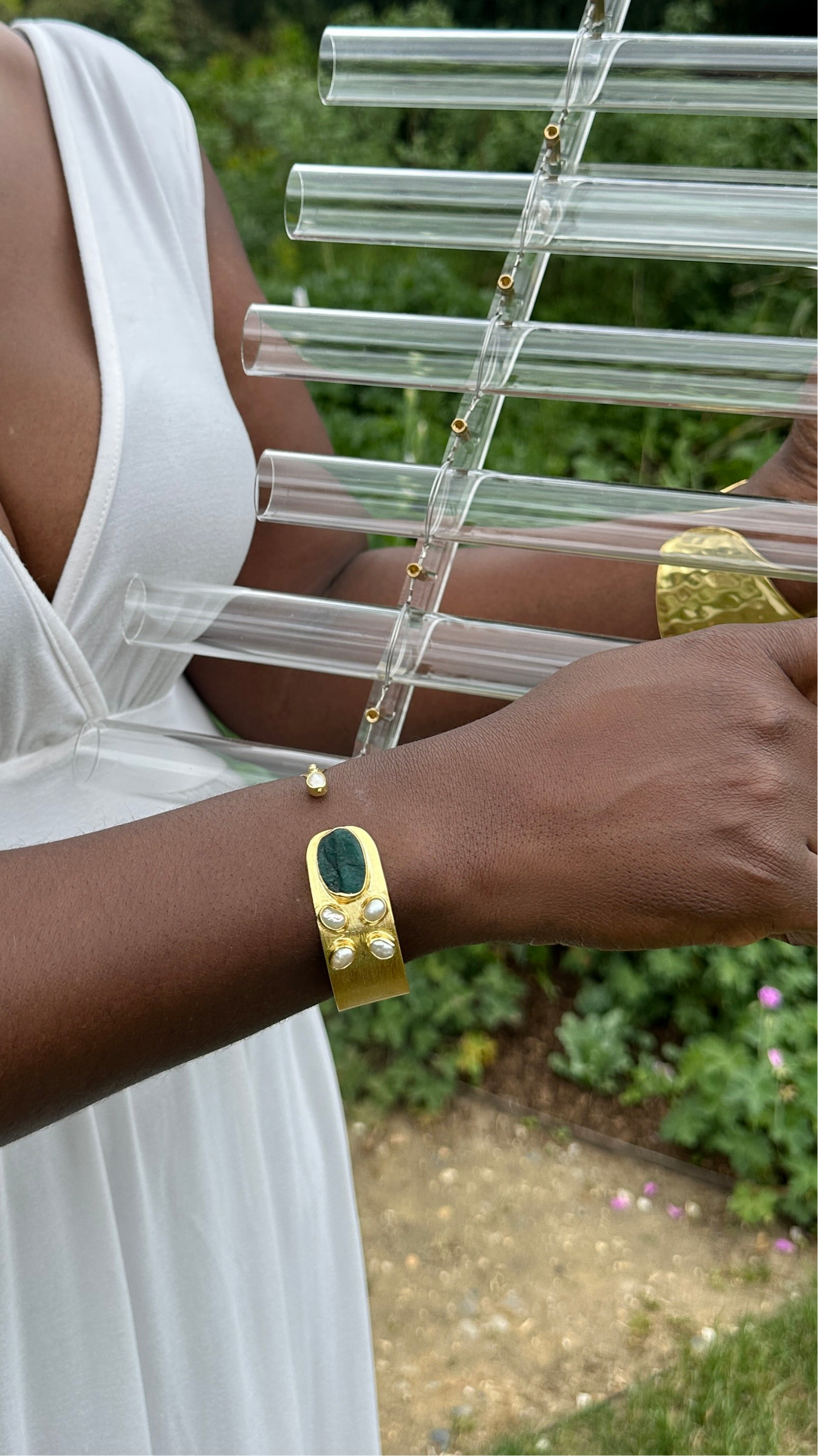Emerald Kiss Bangle