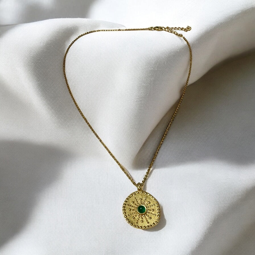 Emerald Sovereign Pendant Necklace