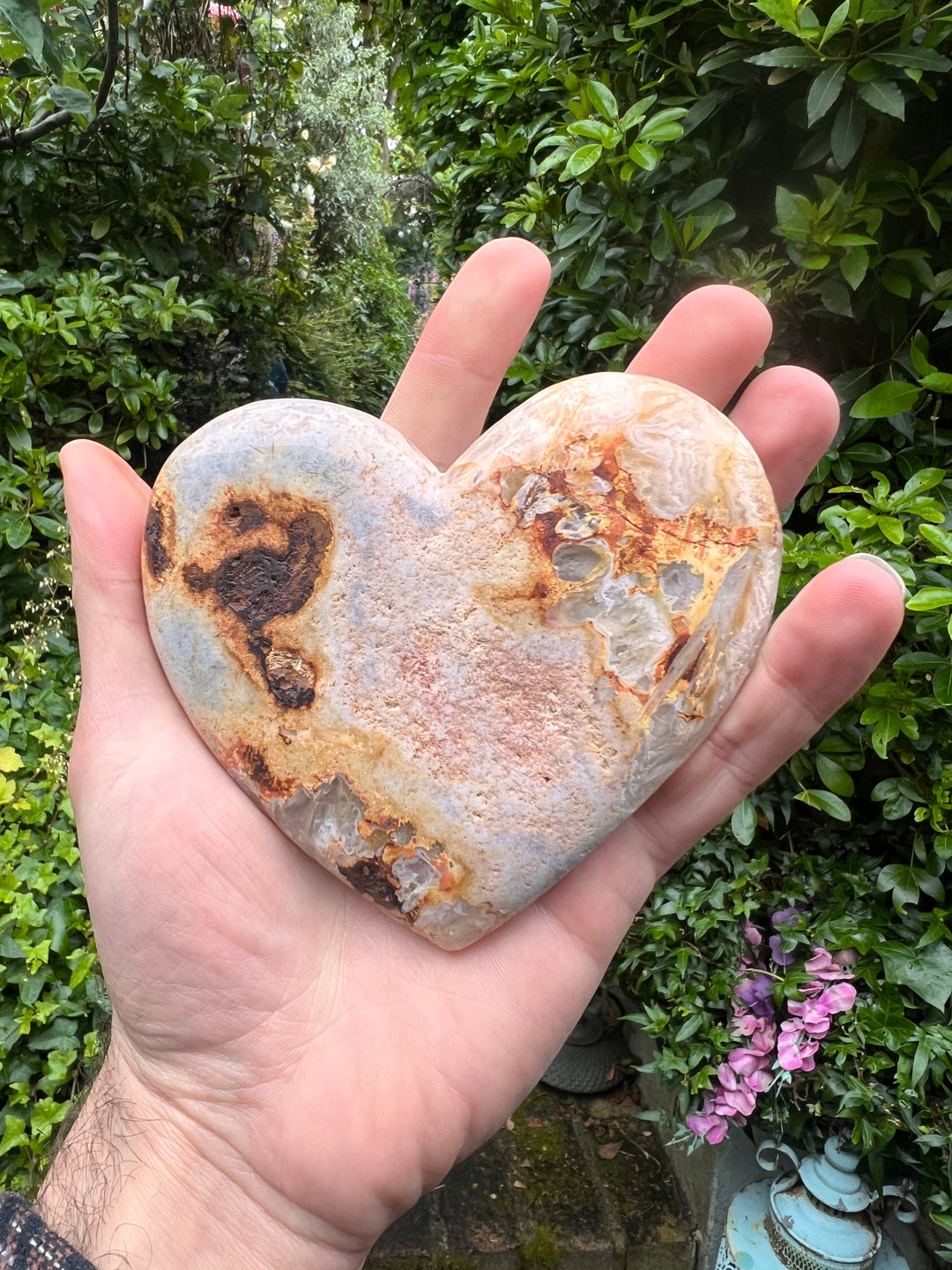 Heart Shape Pink Amethyst