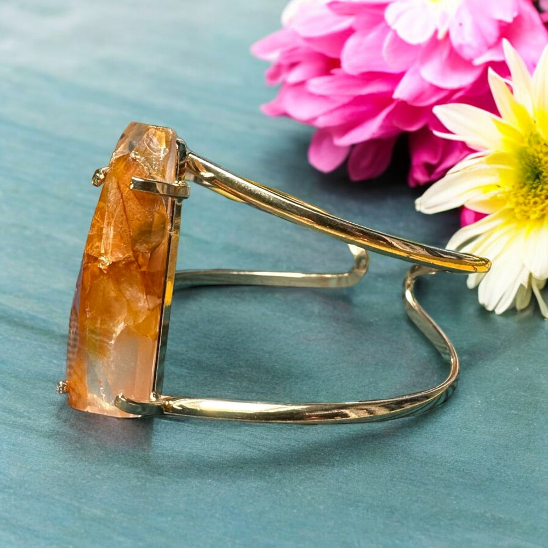 Amazonian Gem Collection Golden Healer Bangle