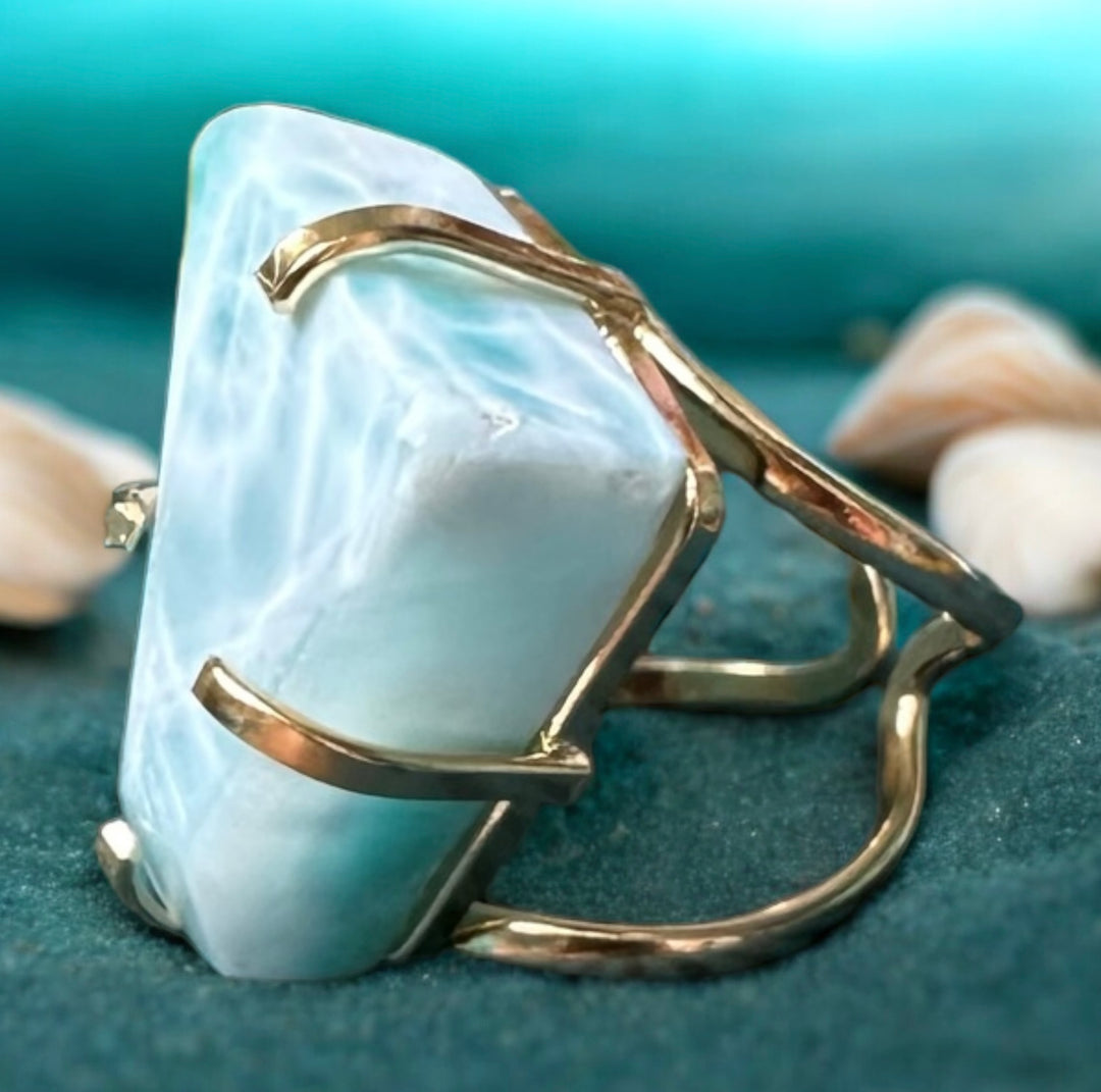 Amazonian Gem Collection Larimar Ring