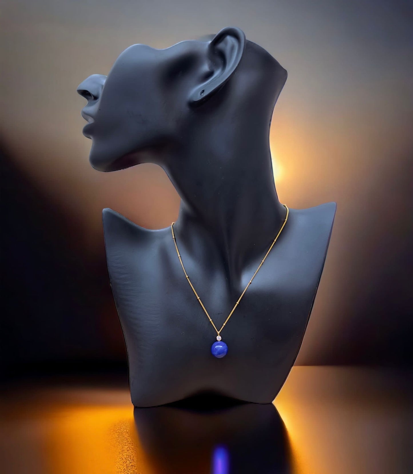 Lapis Lazuli Sphere Pendant
Necklace