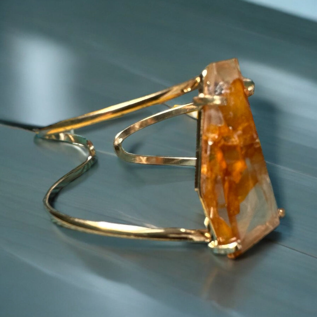 Amazonian Gem Collection Golden Healer Bangle