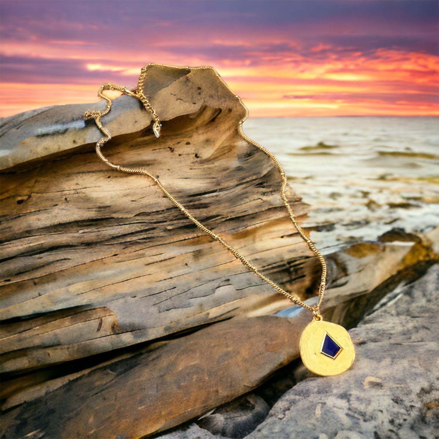Lapis lazuli Amulet Pendant
Necklace