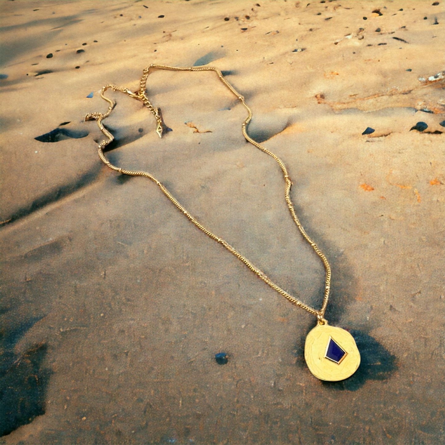 Lapis lazuli Amulet Pendant
Necklace