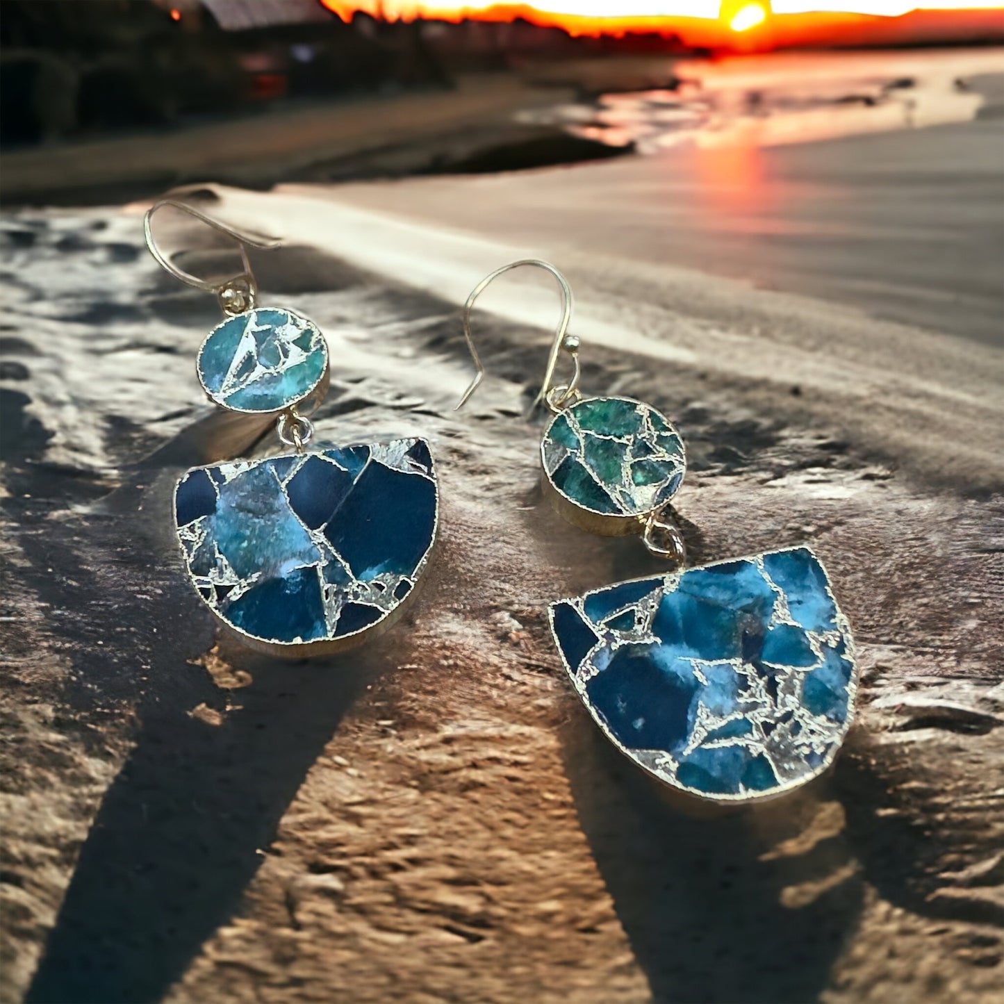 Jade & Apatite Mojave Earrings