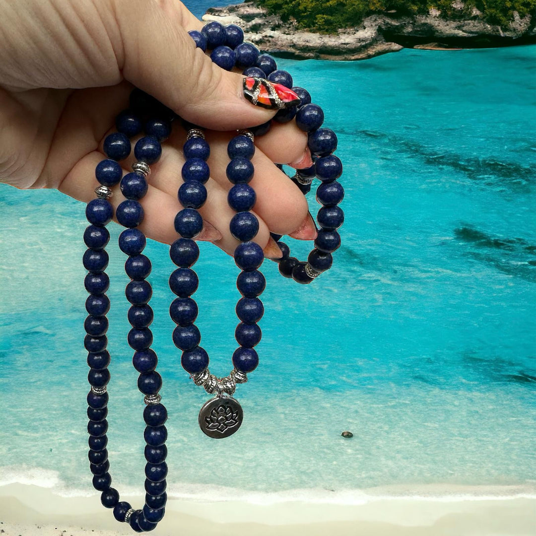 Lapis Lazuli Mala Necklace