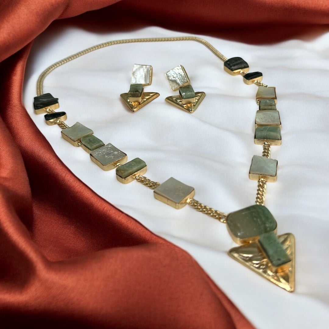 Pyramidia Empowering Jade Goddess Necklace