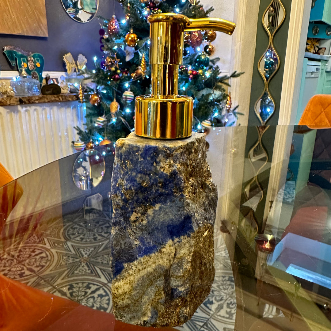 Lapis lazuli Natural Stone Soap Dispenser