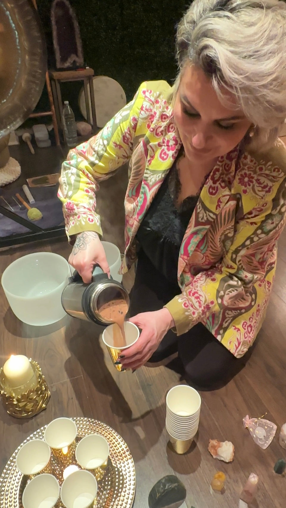 Full Moon Shamanic Gong Bath & Cacao Ceremony