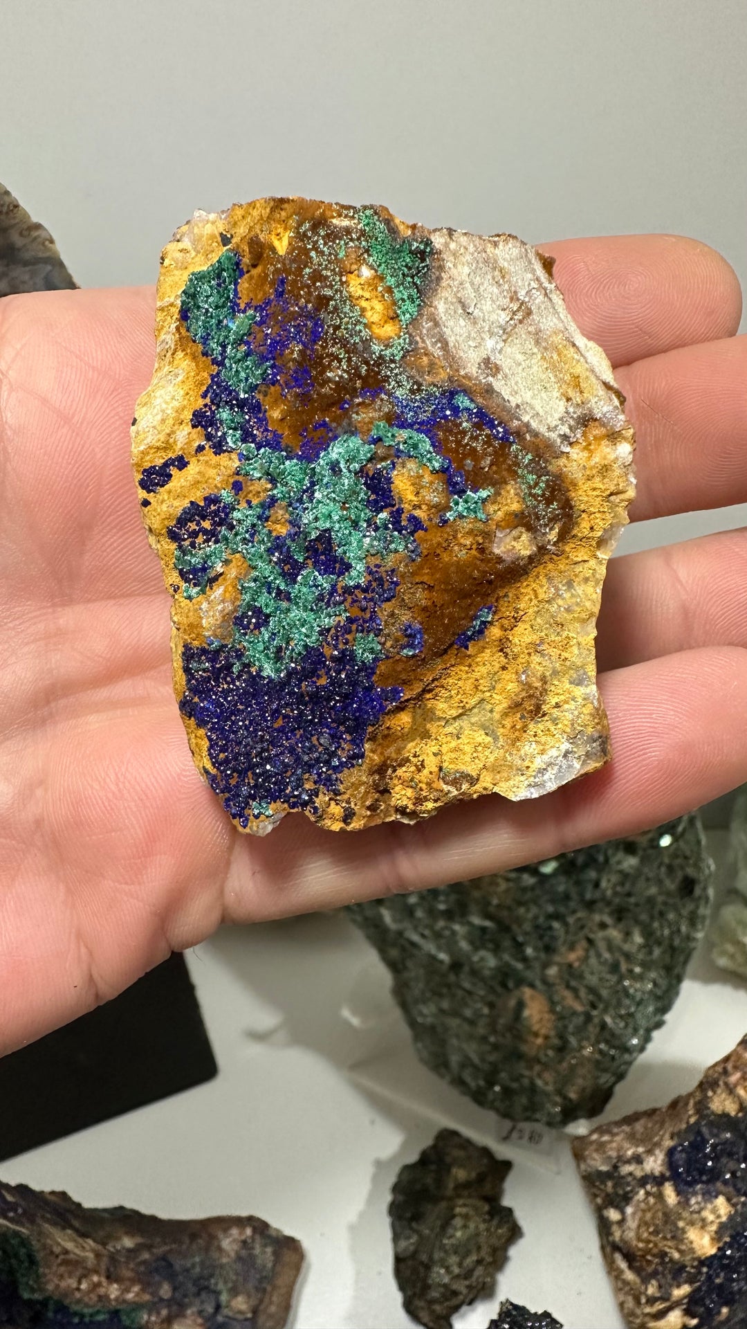 Malachite And Azurite Specimens
