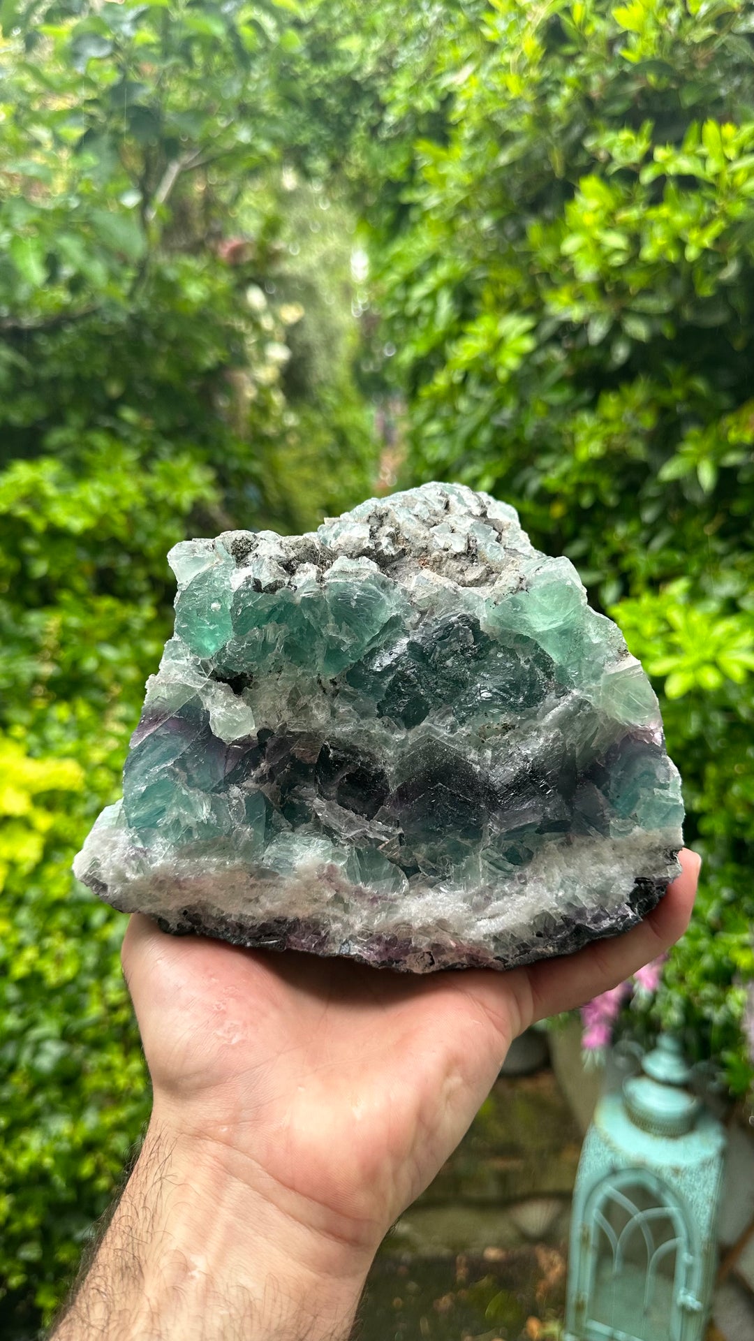 Big Rough Rainbow Fluoride