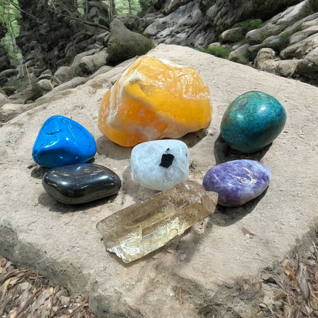 Seven Crystals for Menopause Support