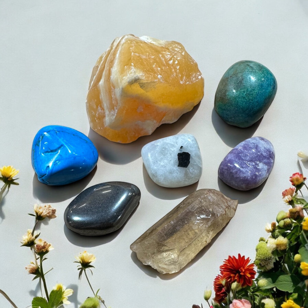 Seven Crystals for Menopause Support