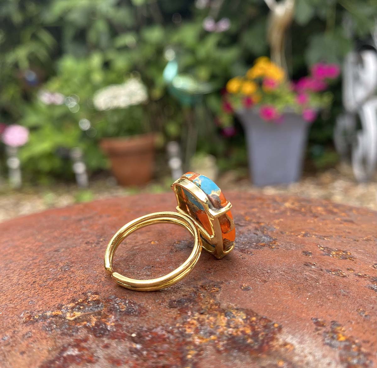 Turquoise Copper Mohave Ring