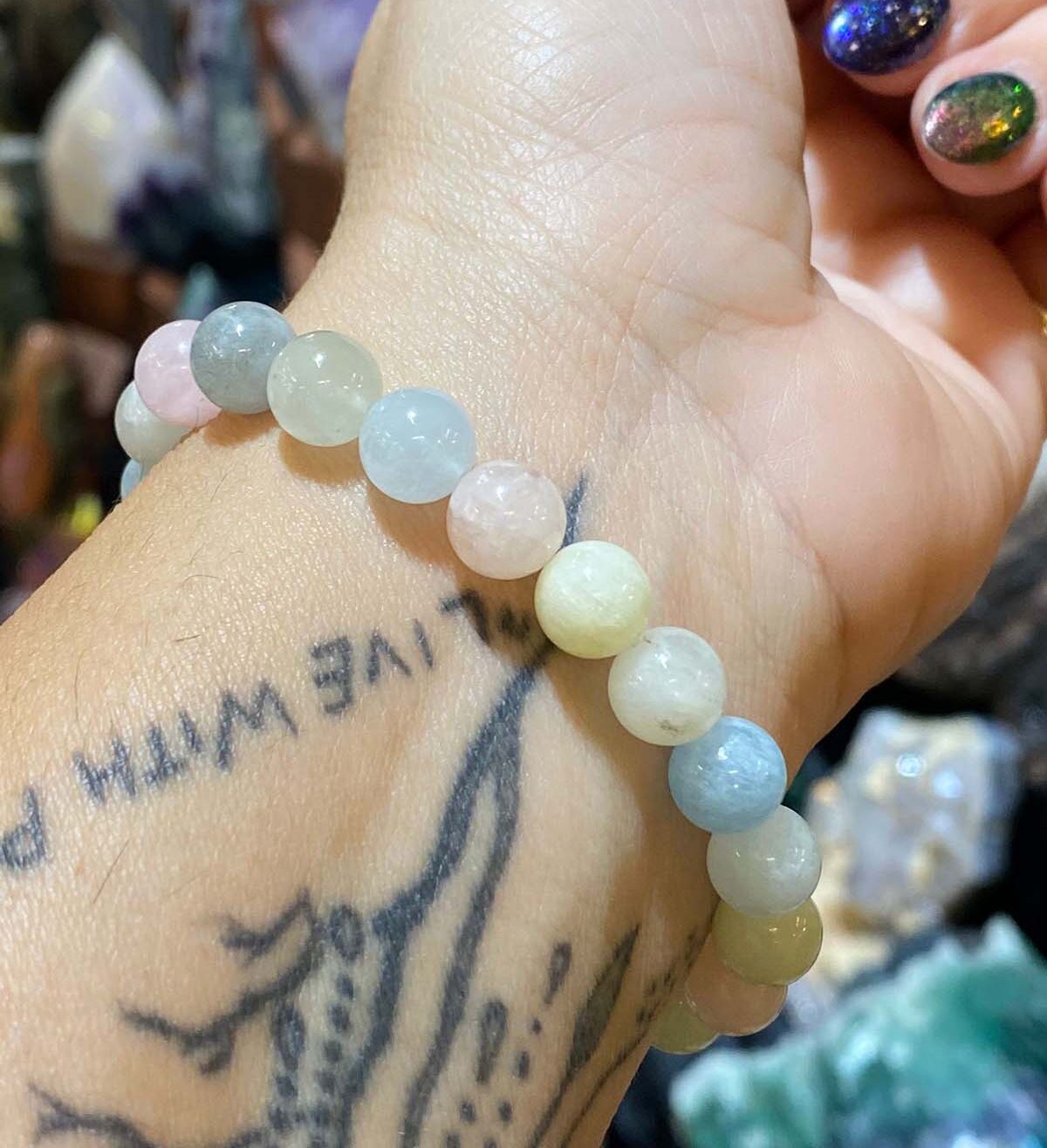 Little Treasure Natural Morganite bracelet