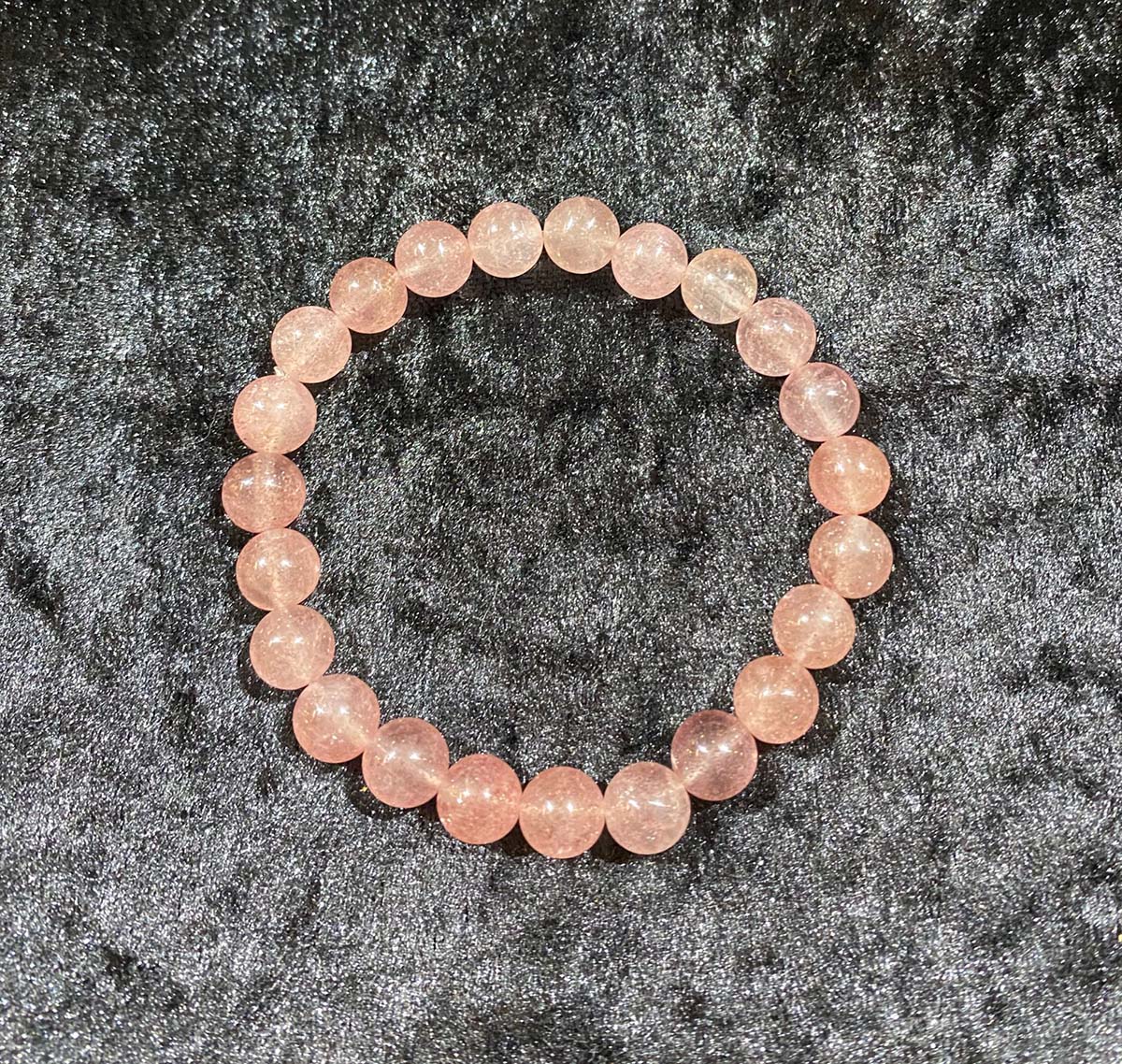Little Treasure Natural Strawberry Quartz bracelet