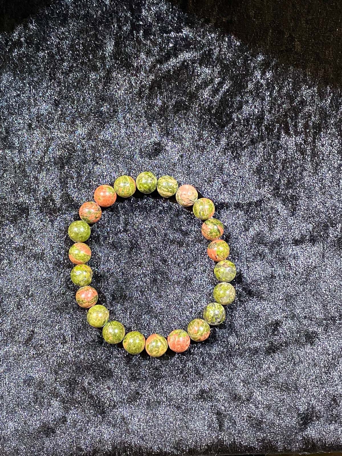 Little Treasure Natural Unakite bracelet