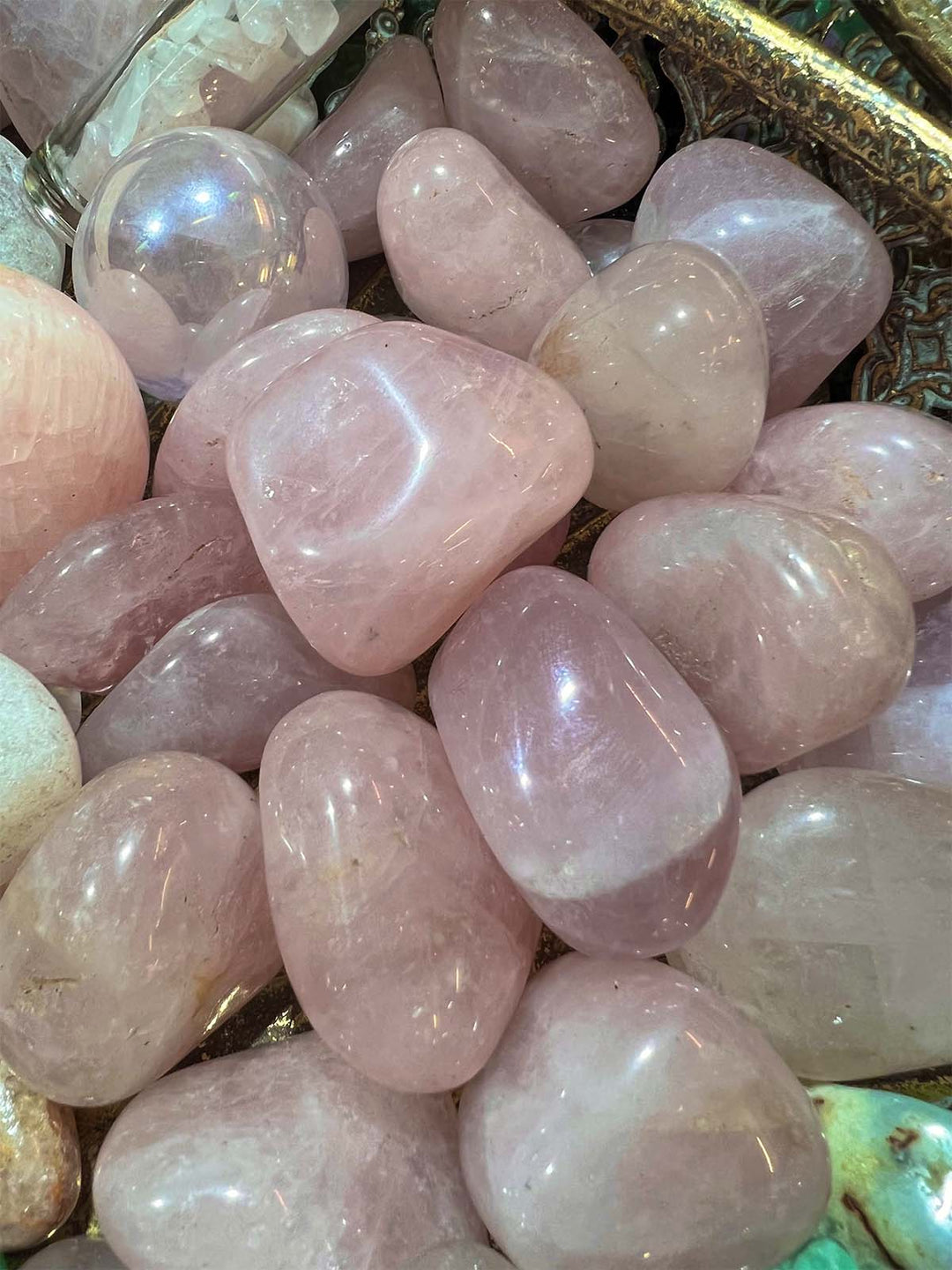 Rose Quartz tumbled stone