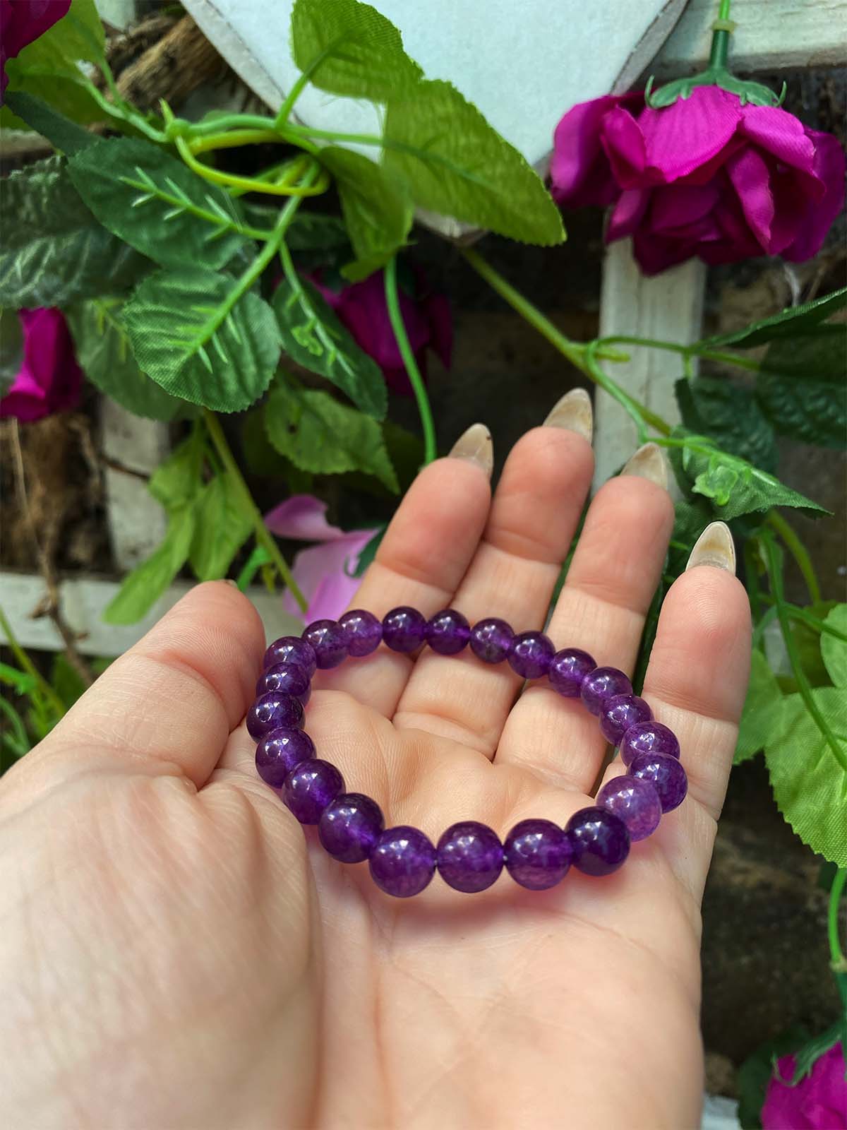 Little Treasure Purple Agate Bracelet