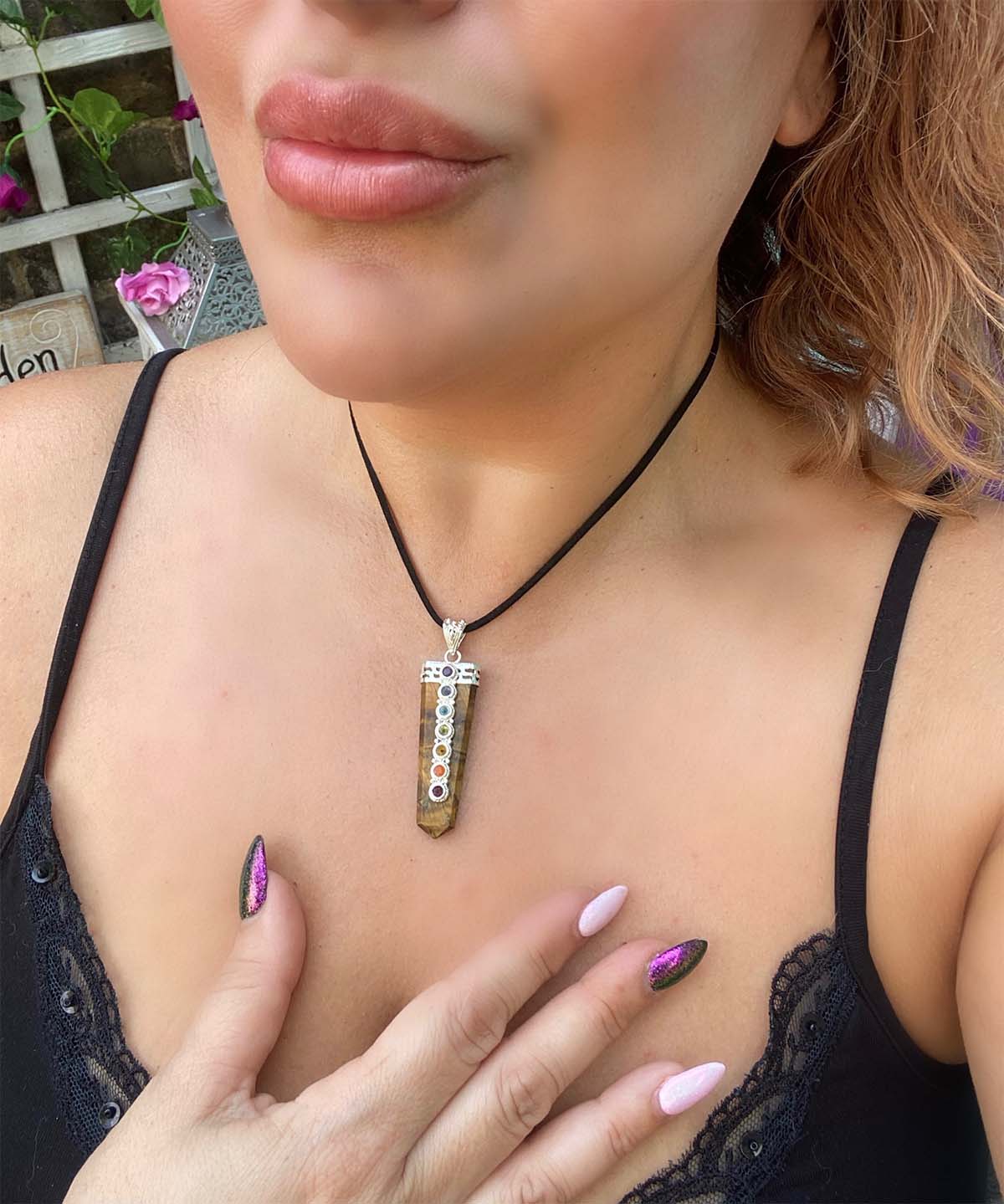 Tigers Eye Chakra pendant