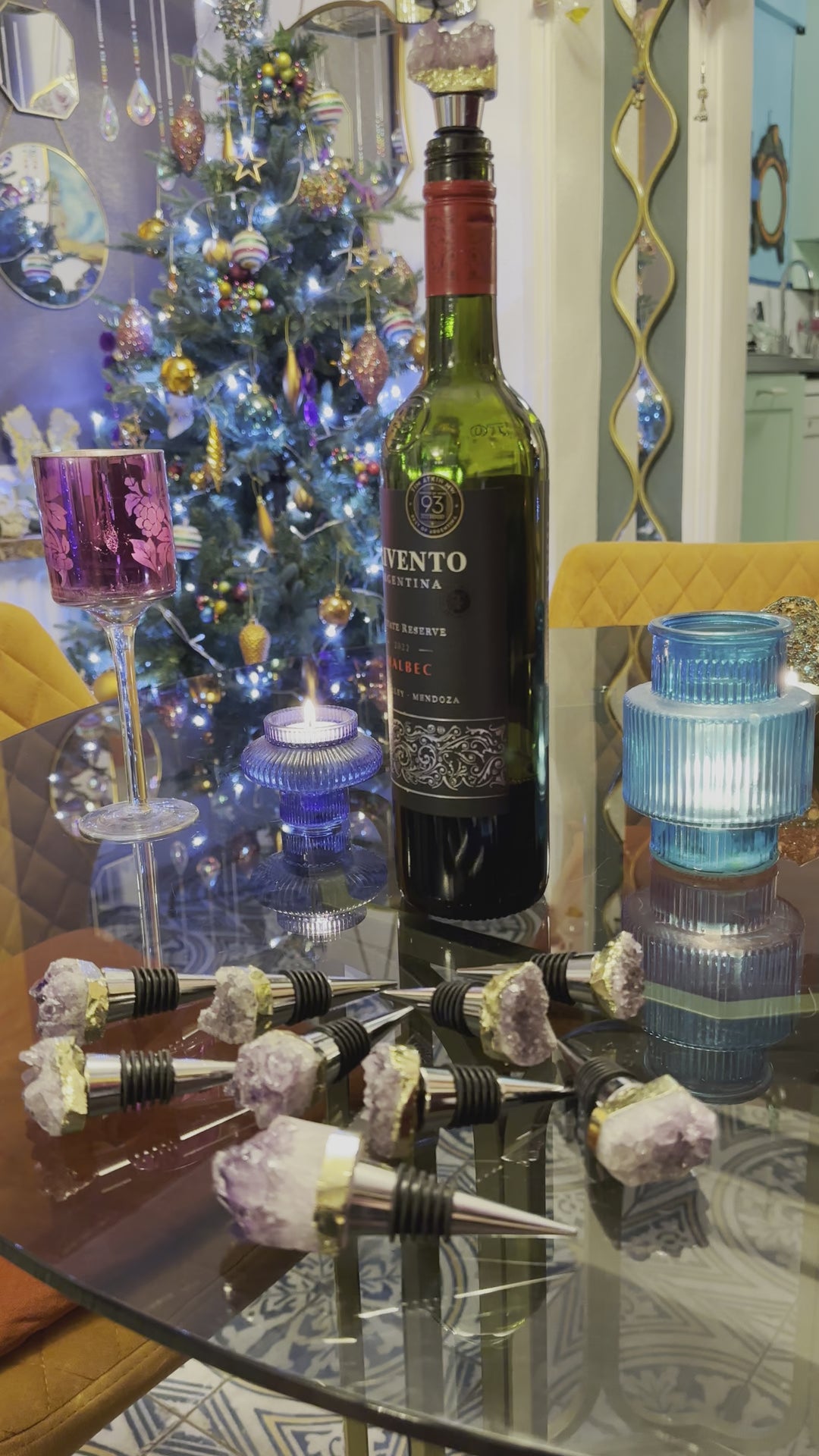 Amethyst Wine Stoppers