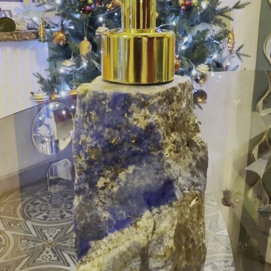 Lapis lazuli Natural Stone Soap Dispenser