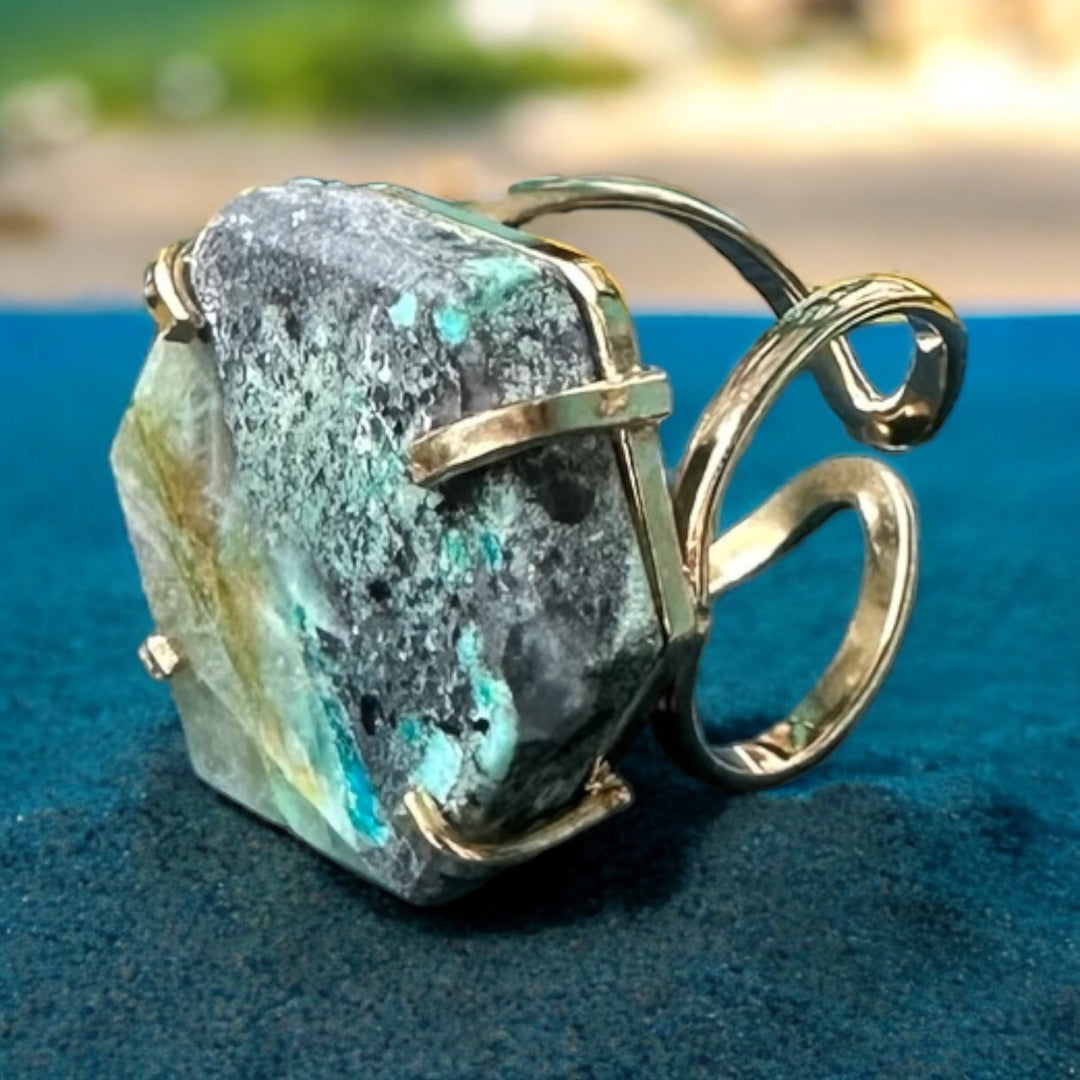 Amazonian Gem Collection Chrysocolla Ring