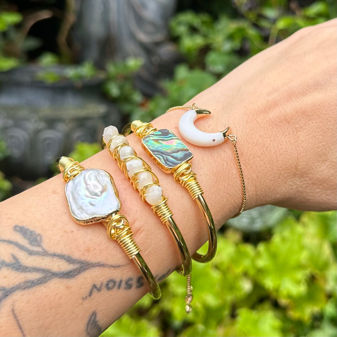 Baroque Pearl Bangle