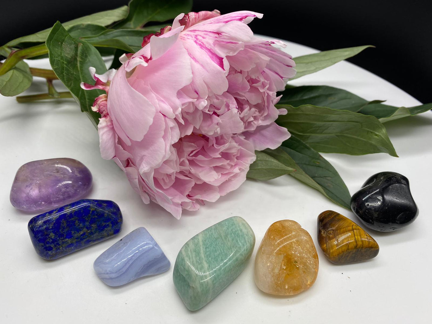 Seven chakra stones
