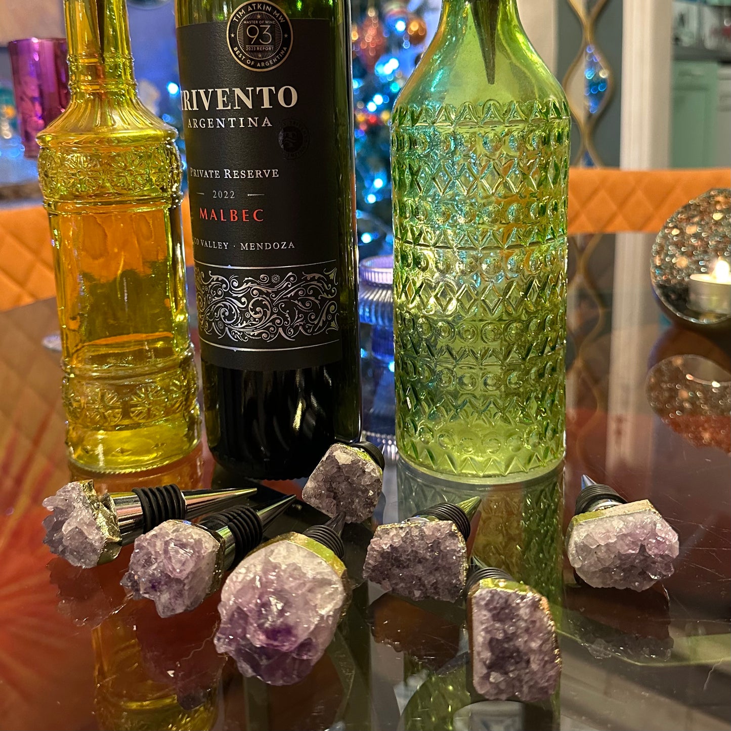 Amethyst Wine Stoppers