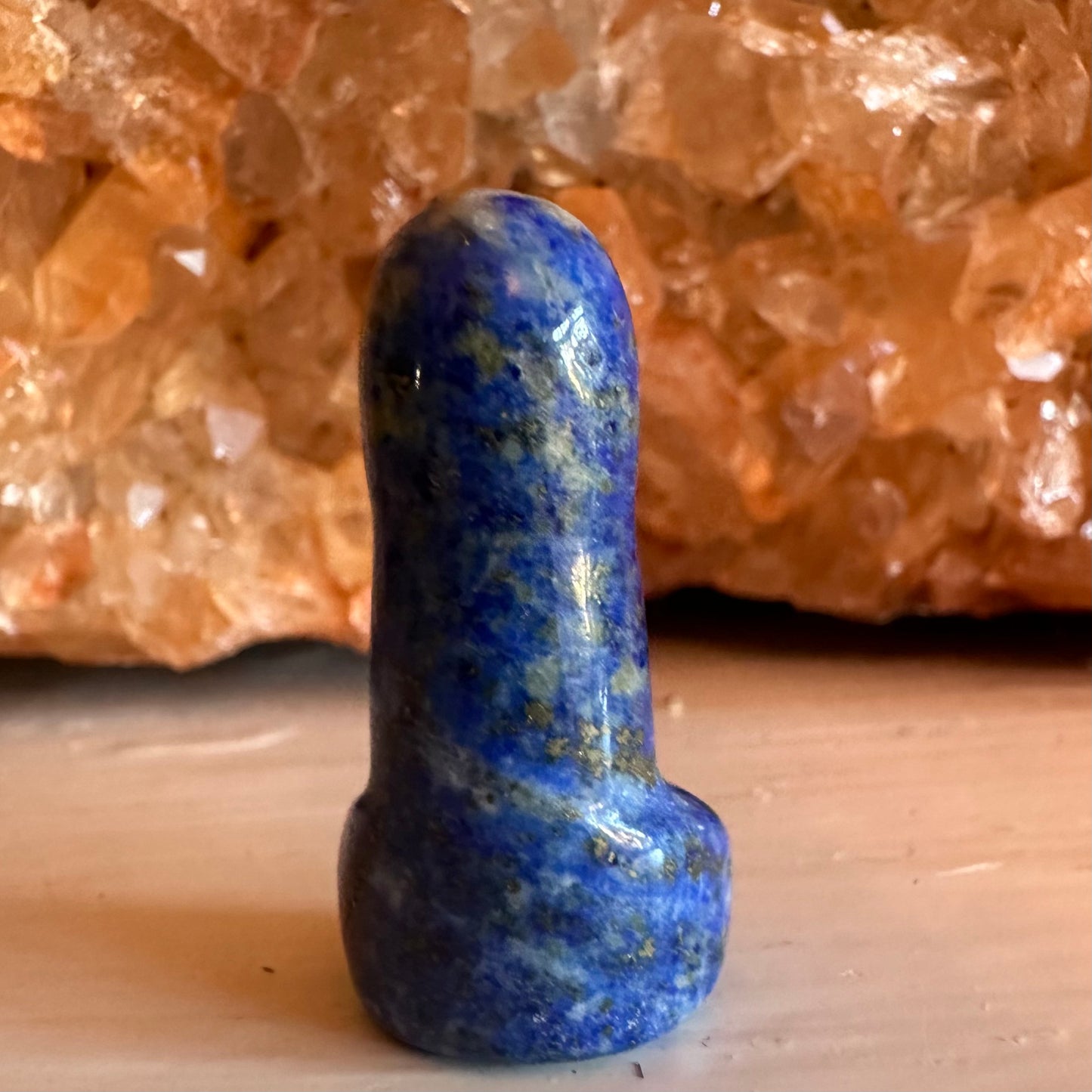 Lapis Lazuli Natural Stone Phallus