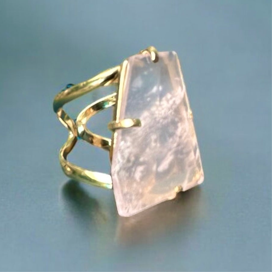 Amazonian Gem Collection Rose Quartz Ring