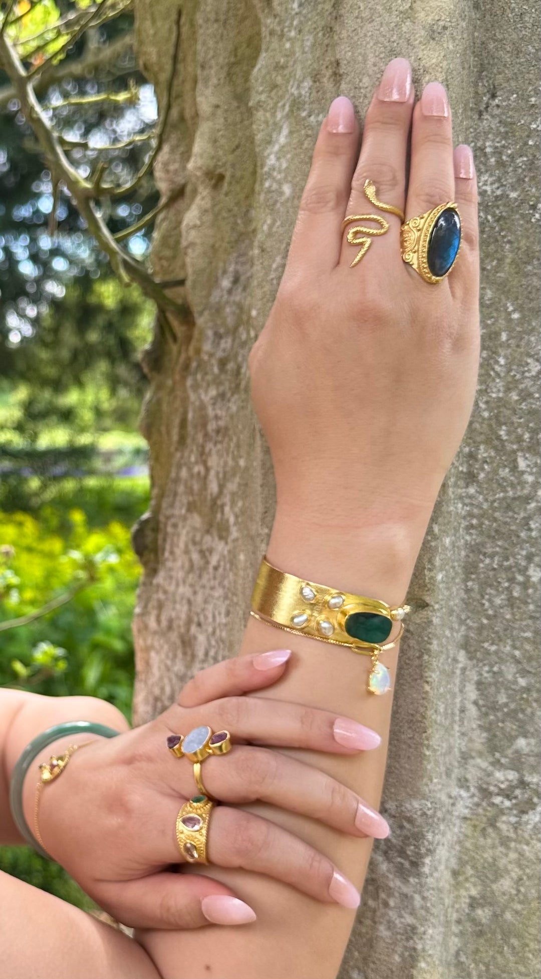 Emerald Kiss Bangle