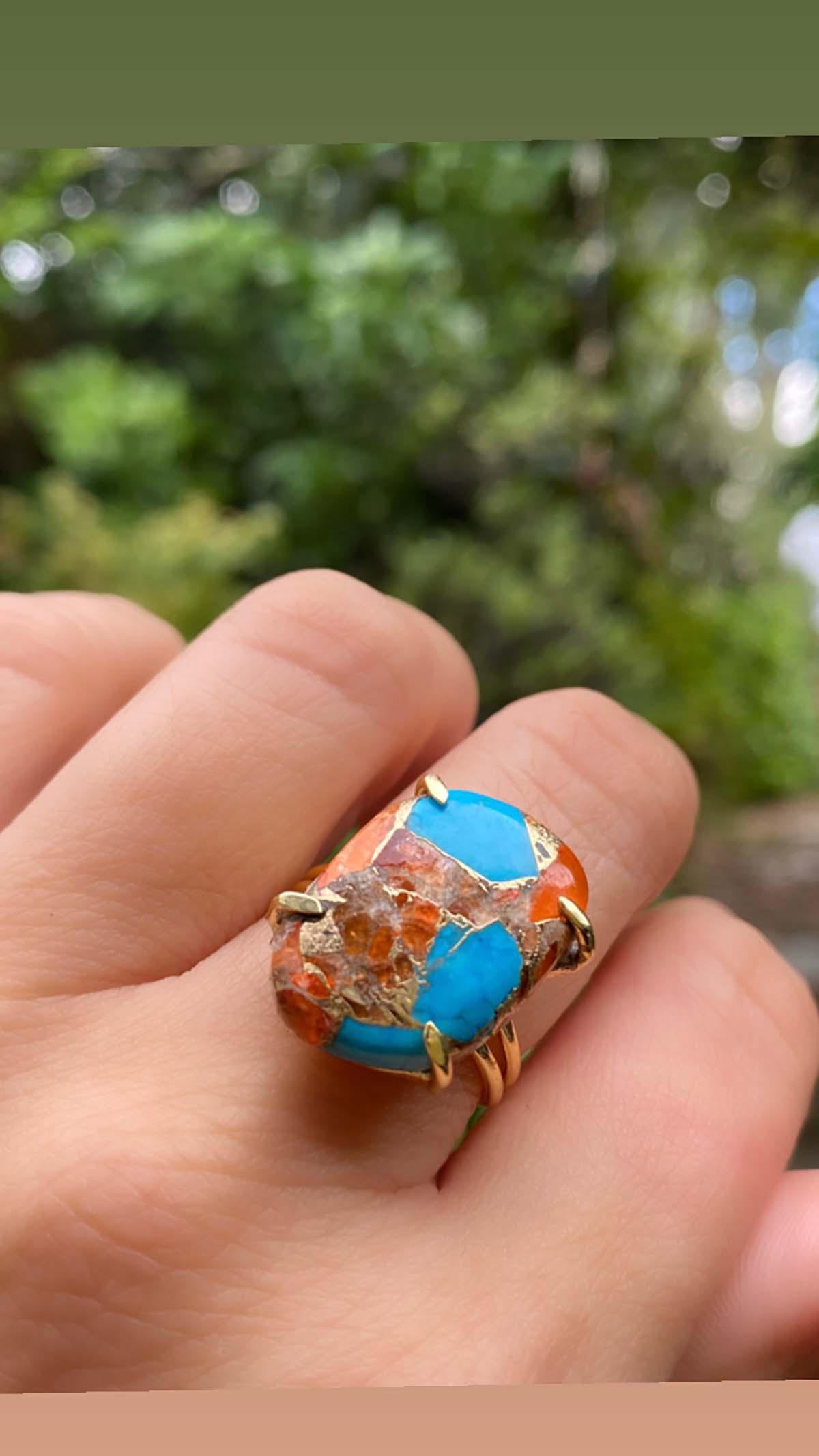 Turquoise Copper Mohave Ring