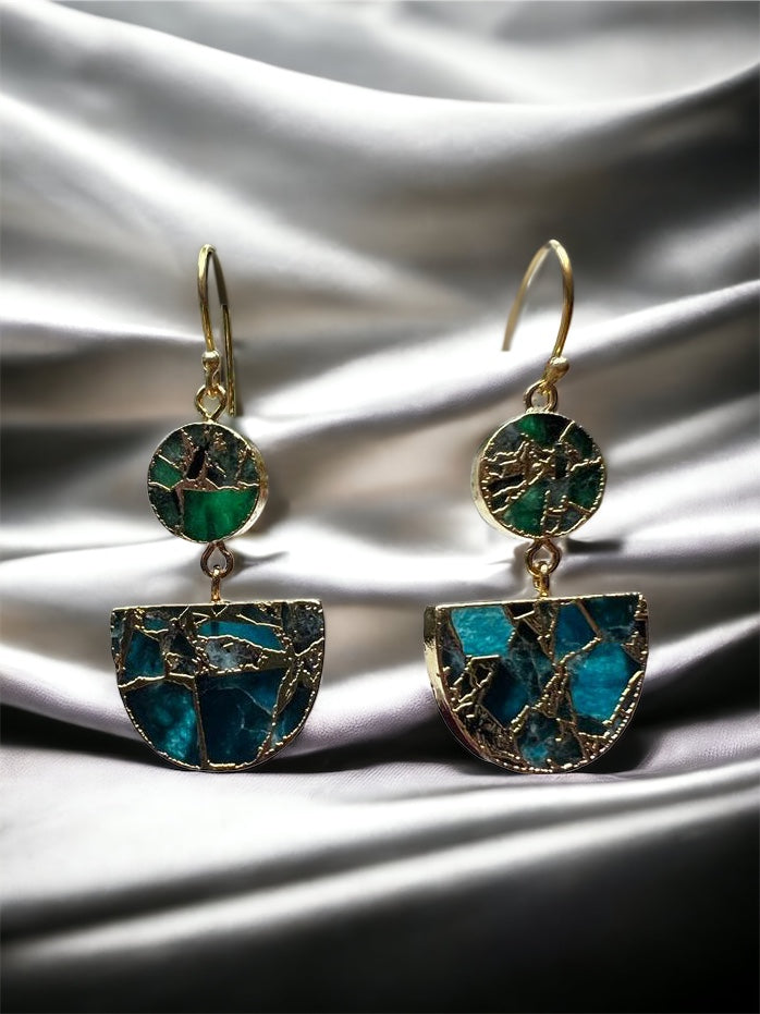 Jade & Apatite Mojave Earrings