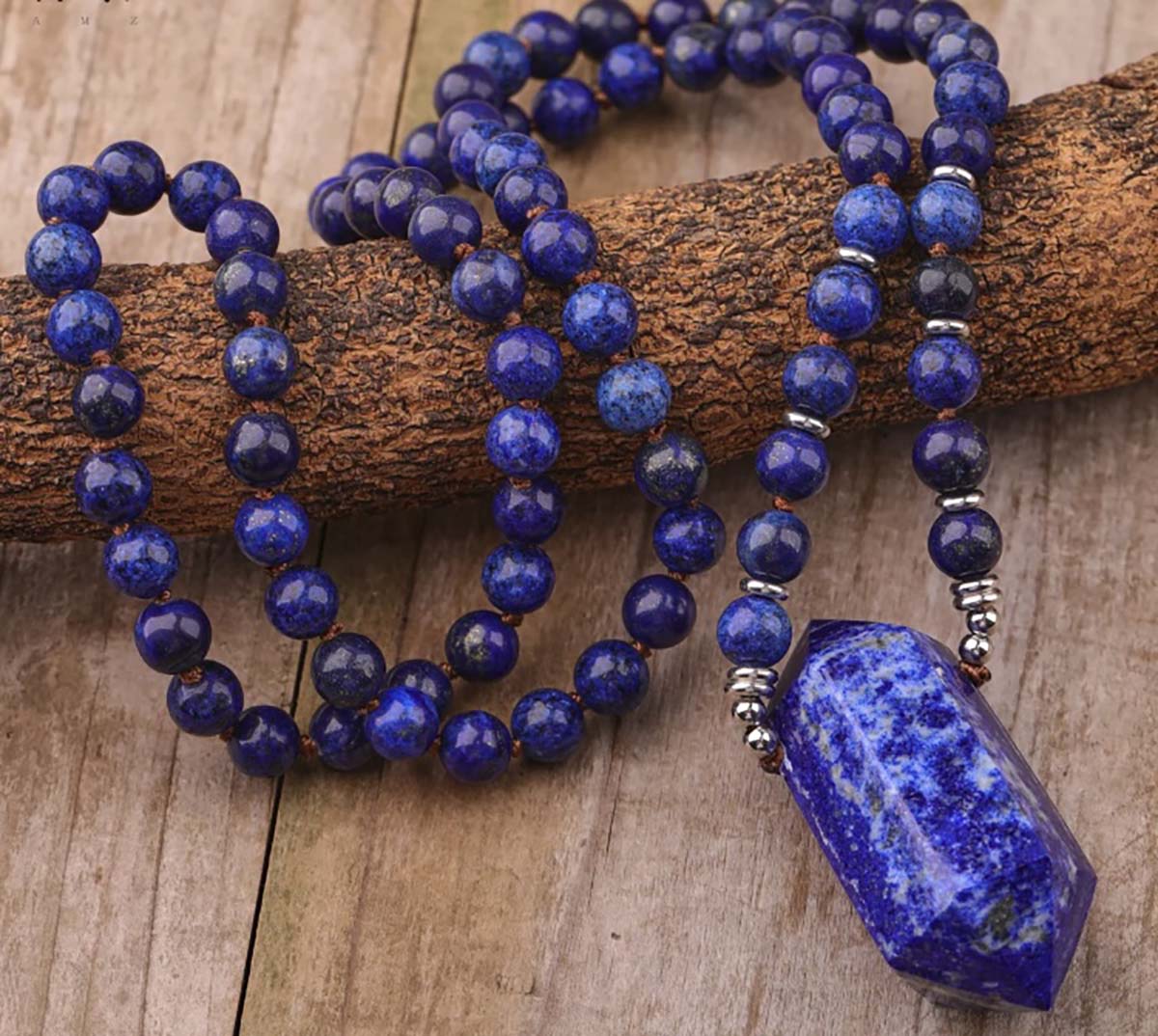 Lapis Lazuli Mala Necklace 