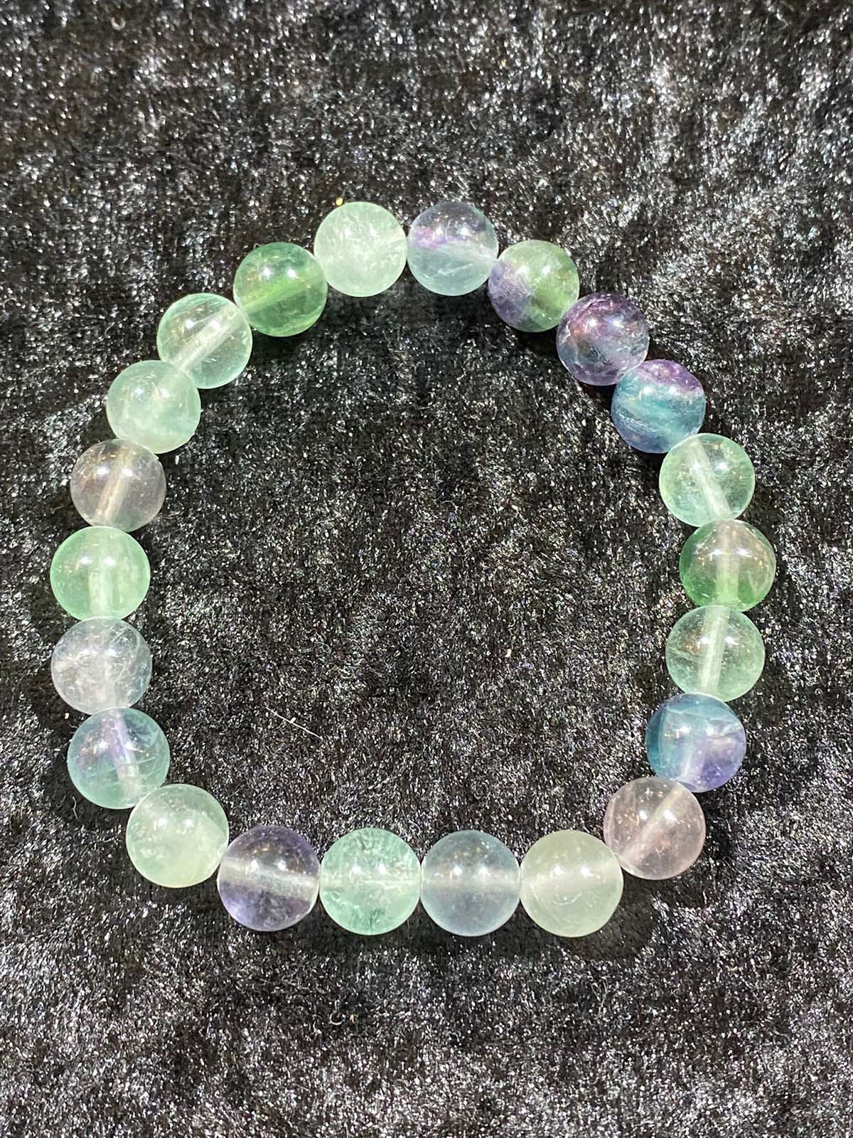 Little Treasure Natural Rainbow fluorite bracelet