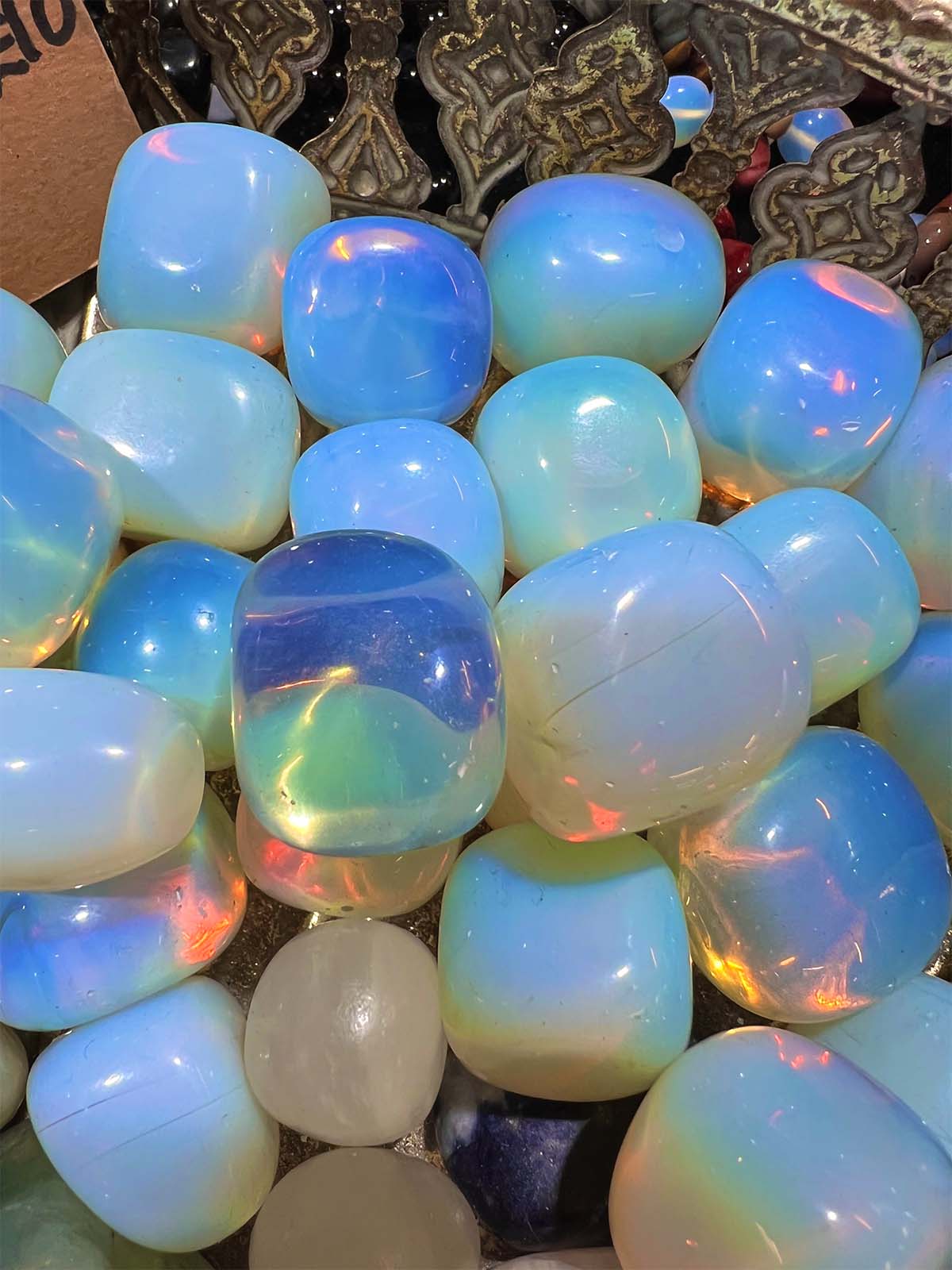 Opalite tumbled stone.heic