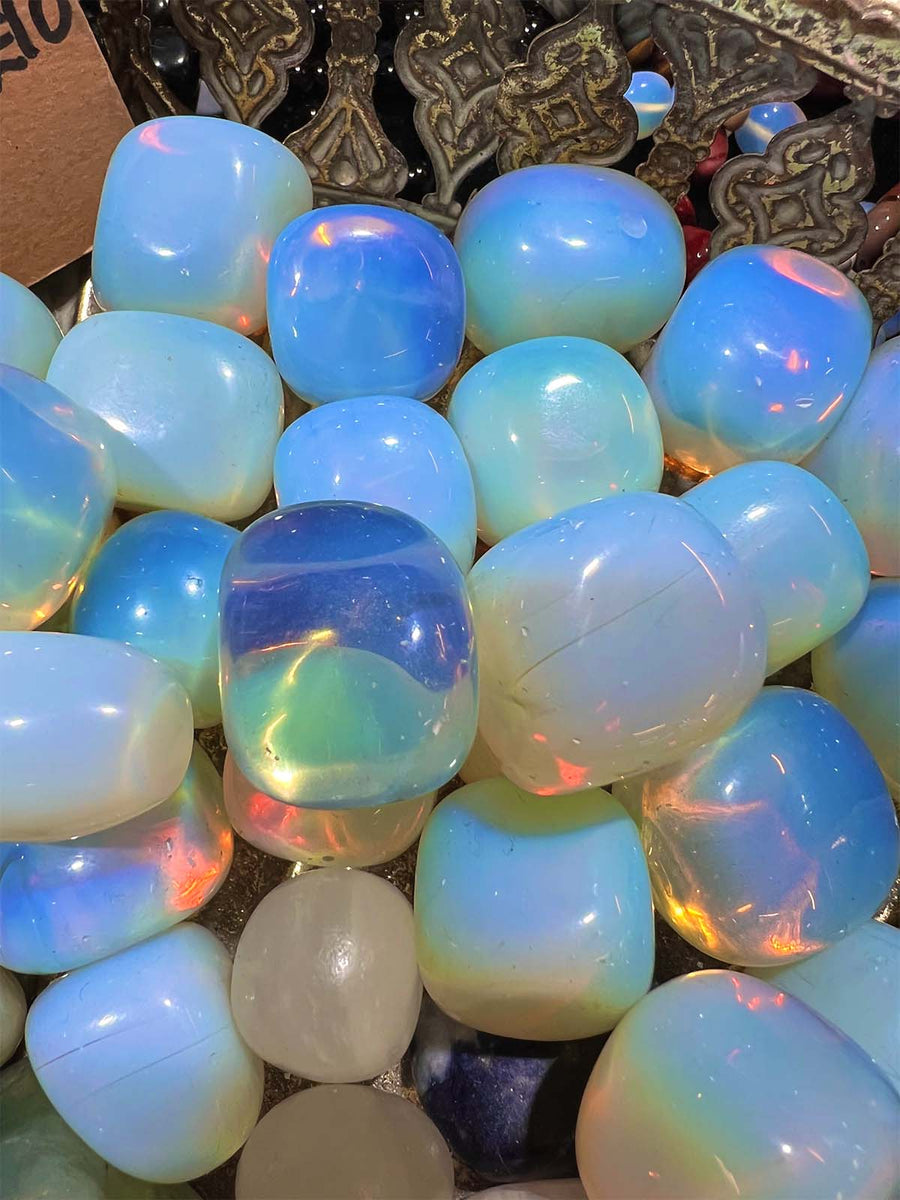 Opalite tumbled stone.heic