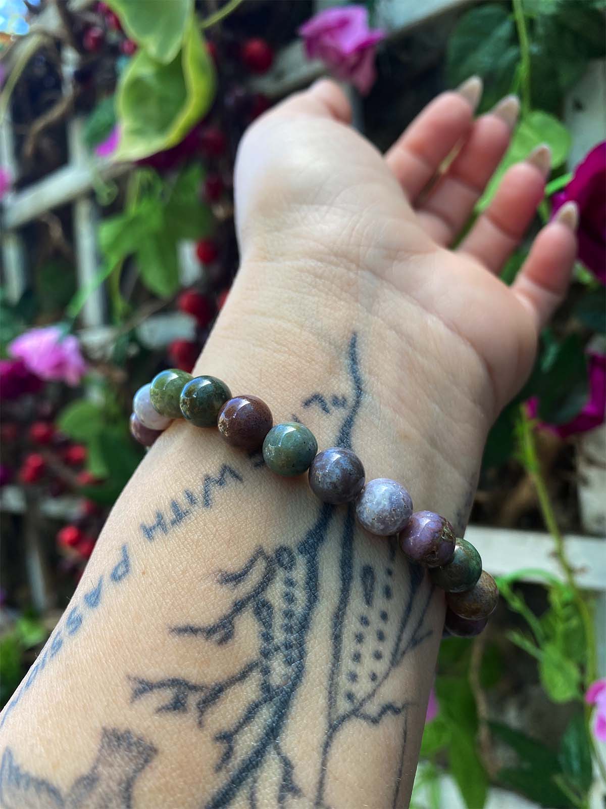 Little Treasure Green lepidolite Bracelet
