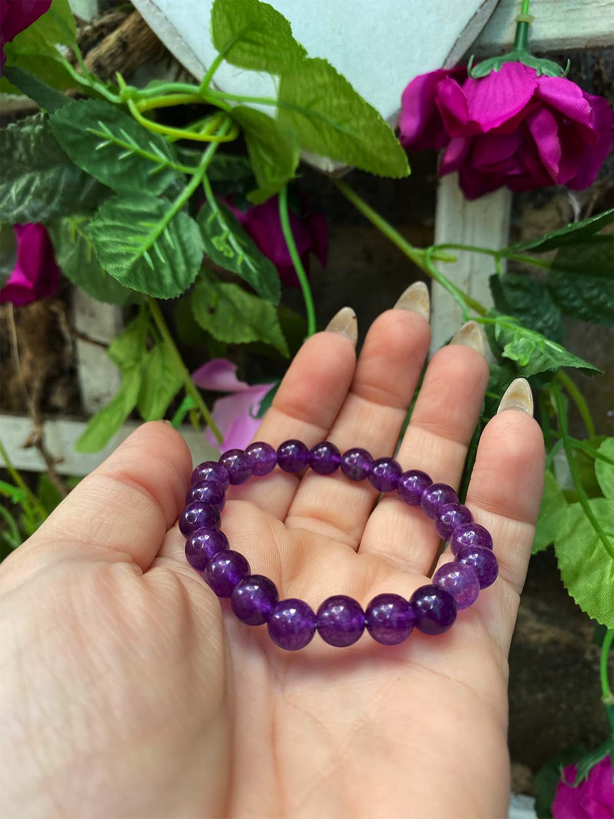 Little Treasure Purple Agate Bracelet